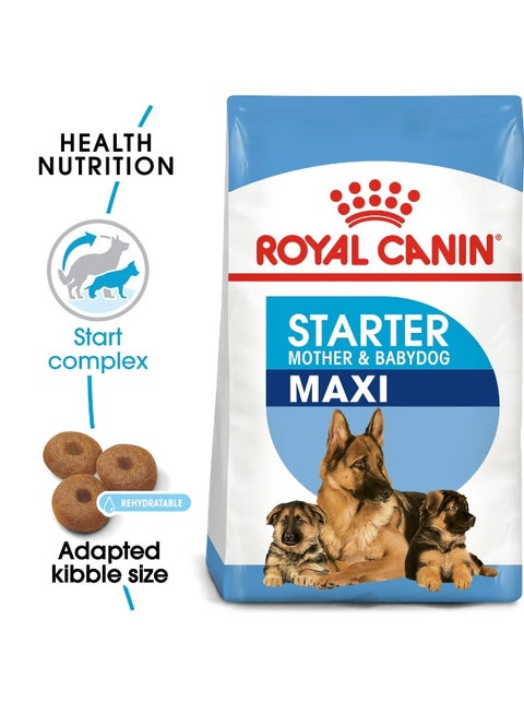 ROYAL CANIN Maxi Starter Mother & Baby Dog Dry Food - 4 kg Support for Large Breeds